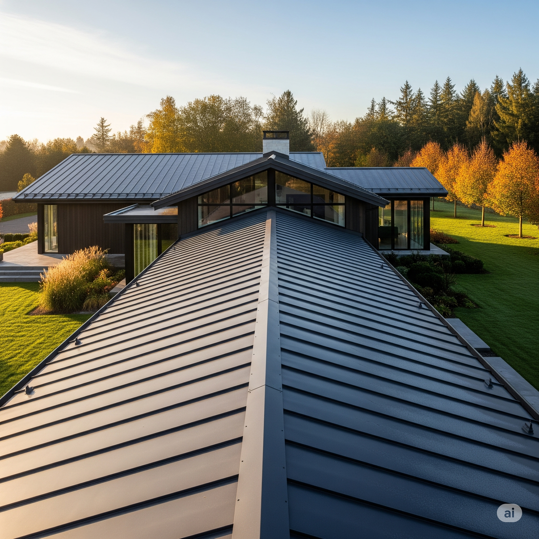 Modern and durable metal roof